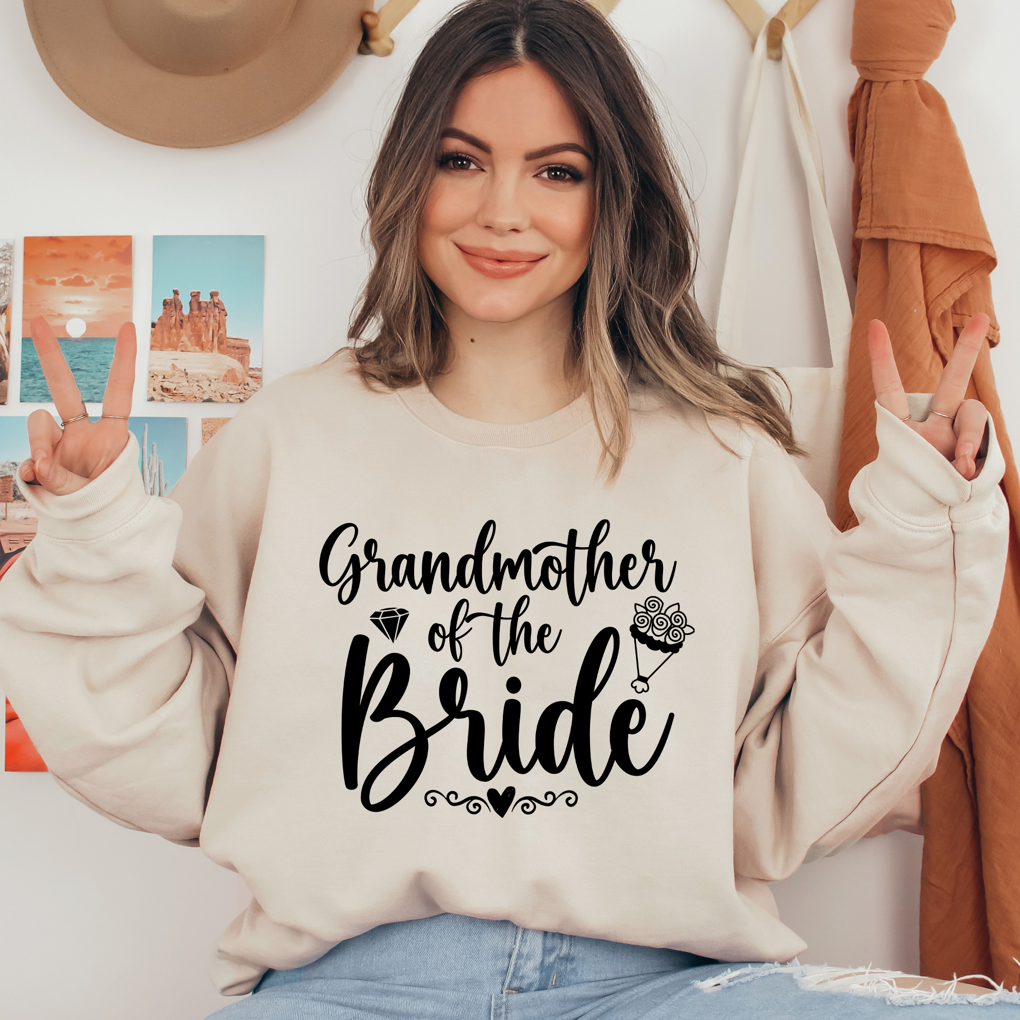 Grandmother Of The Bride Ready To Press DTF Transfers, DTF Hot Peel