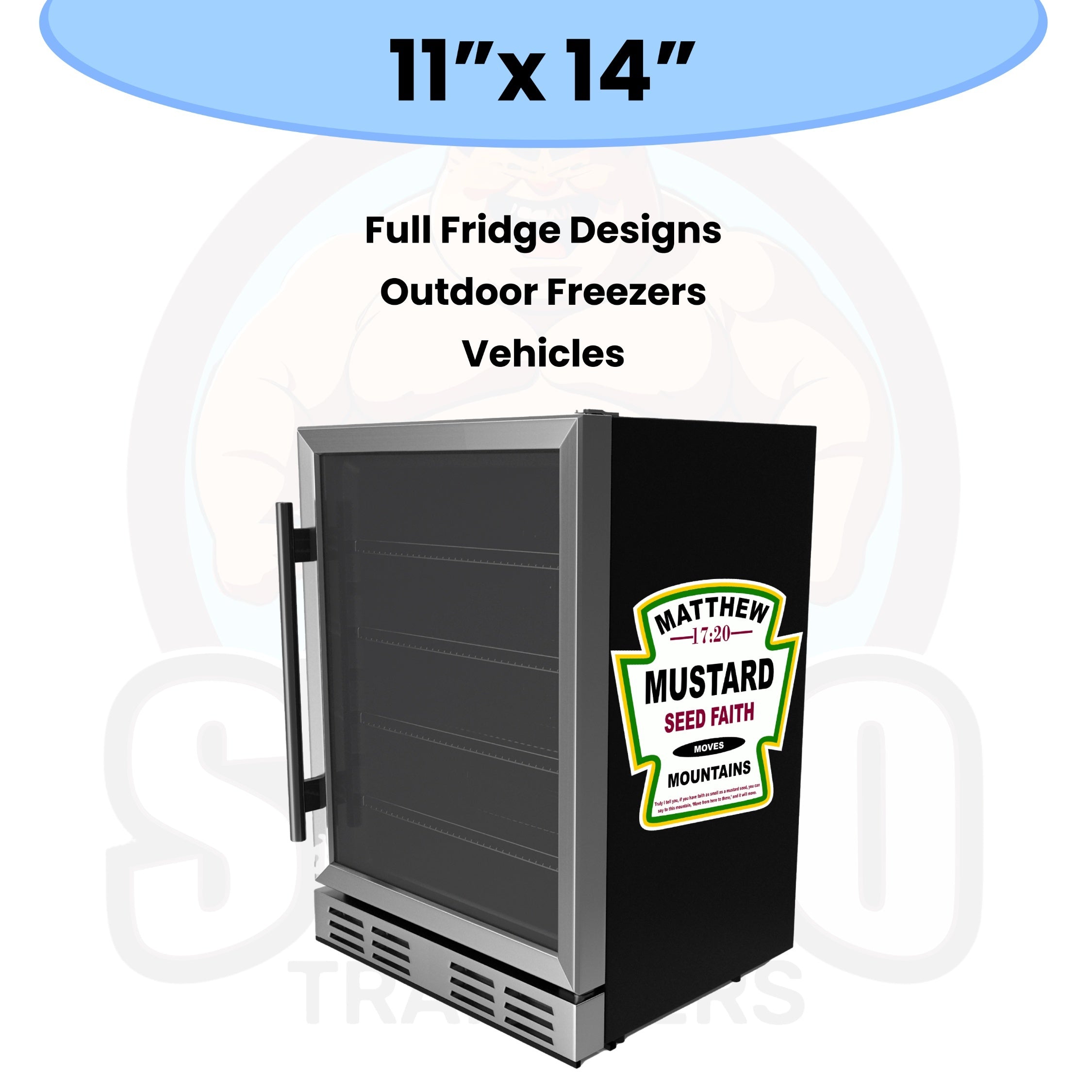 Custom UV DTF Transfer By Size