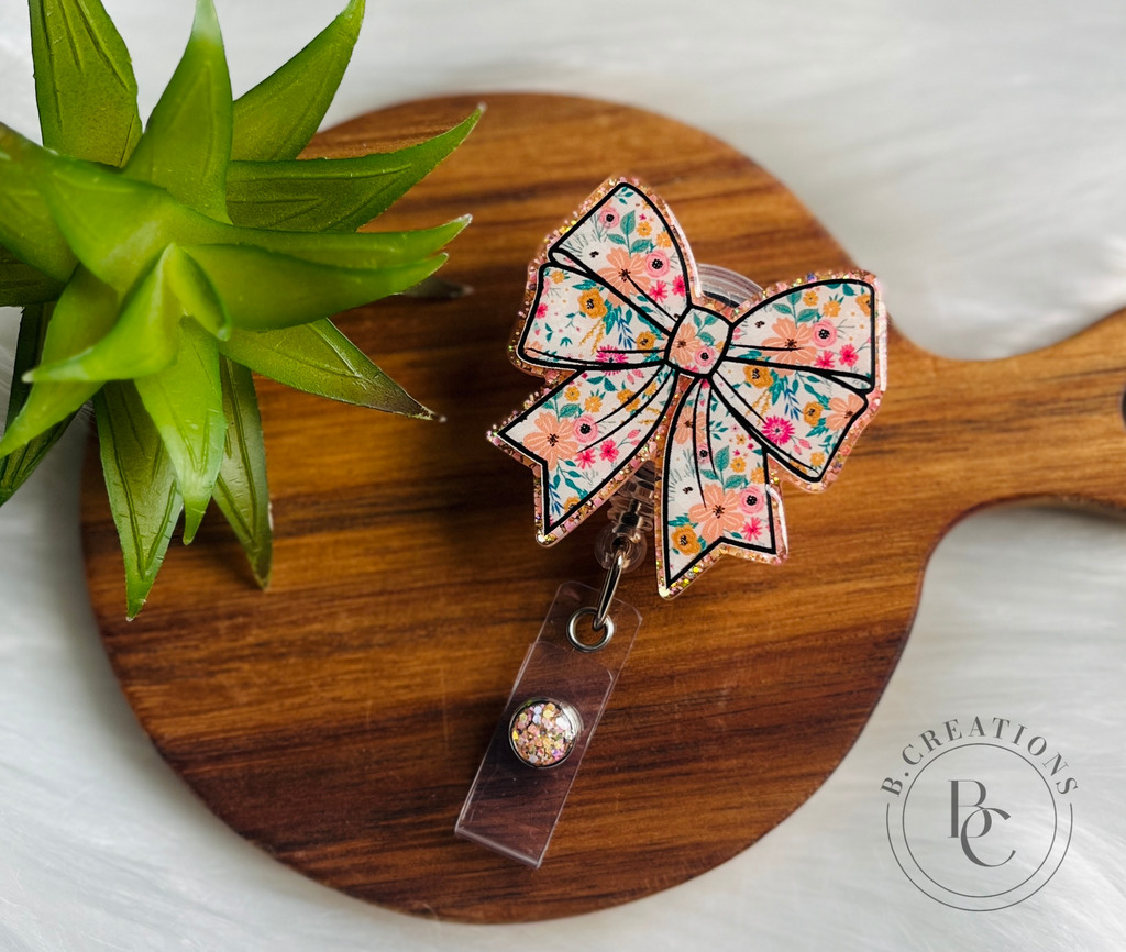 Custom Bow Badge Reel