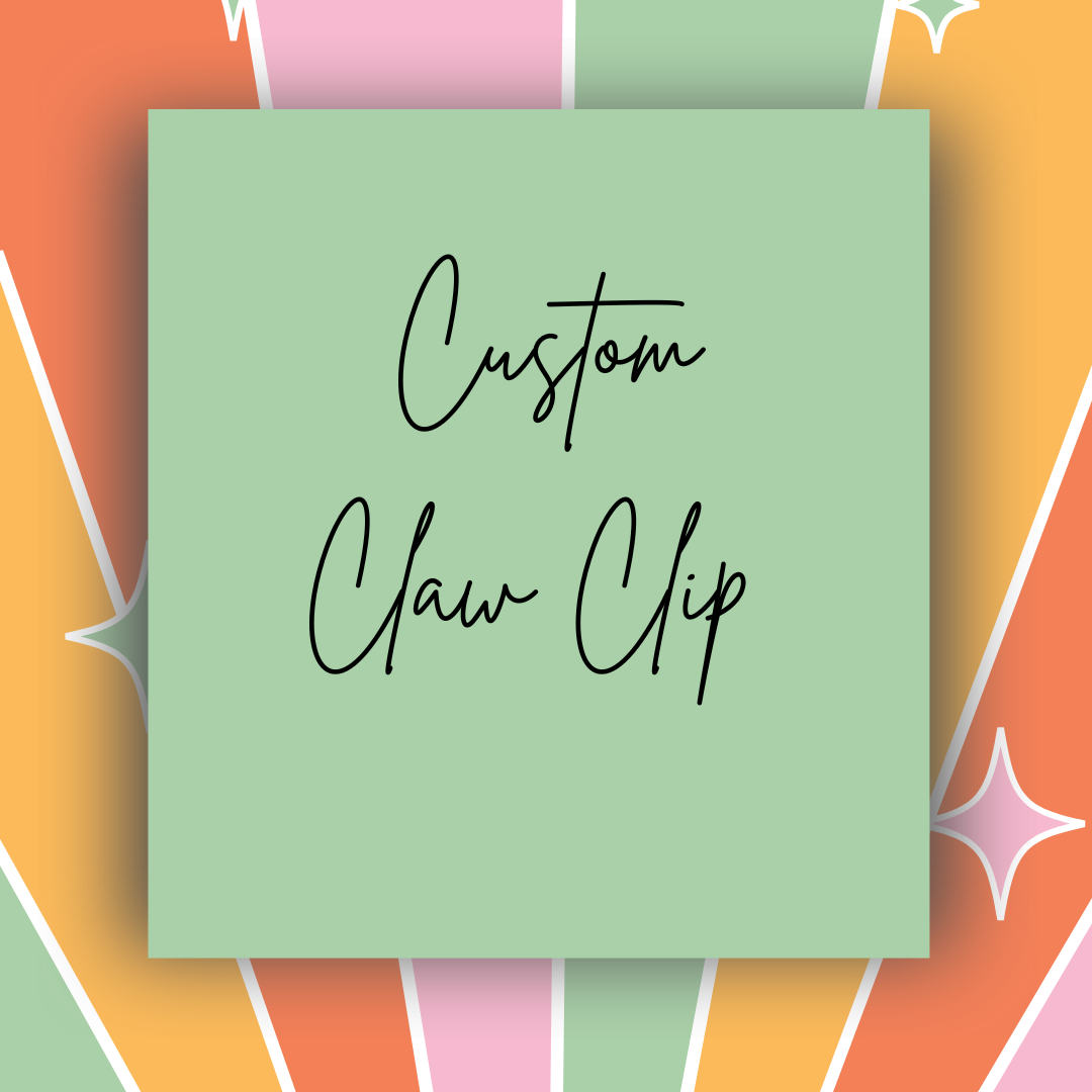 Custom Claw Clip 4 Inch